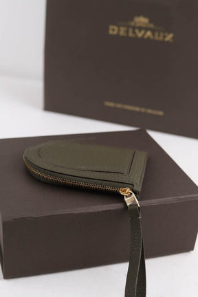 Porte-cartes Delvaux  Kaki