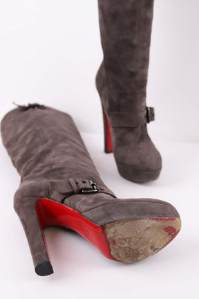 Bottes Christian Louboutin  Anthracite