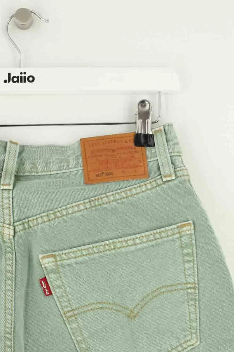 Bermuda Levi's Turquoise en Coton
