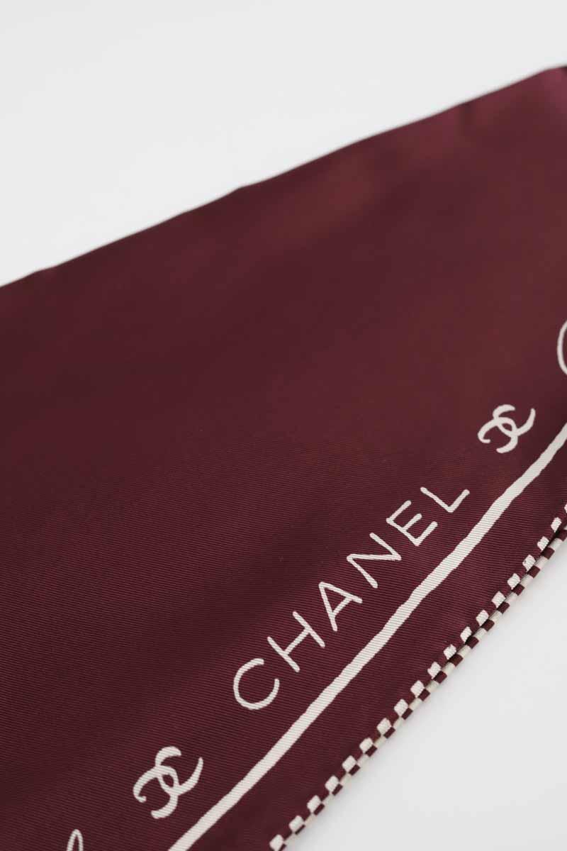 Foulard Chanel  Bordeaux