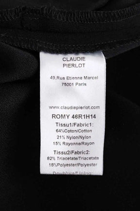 Robe Claudie Pierlot Noir en Coton