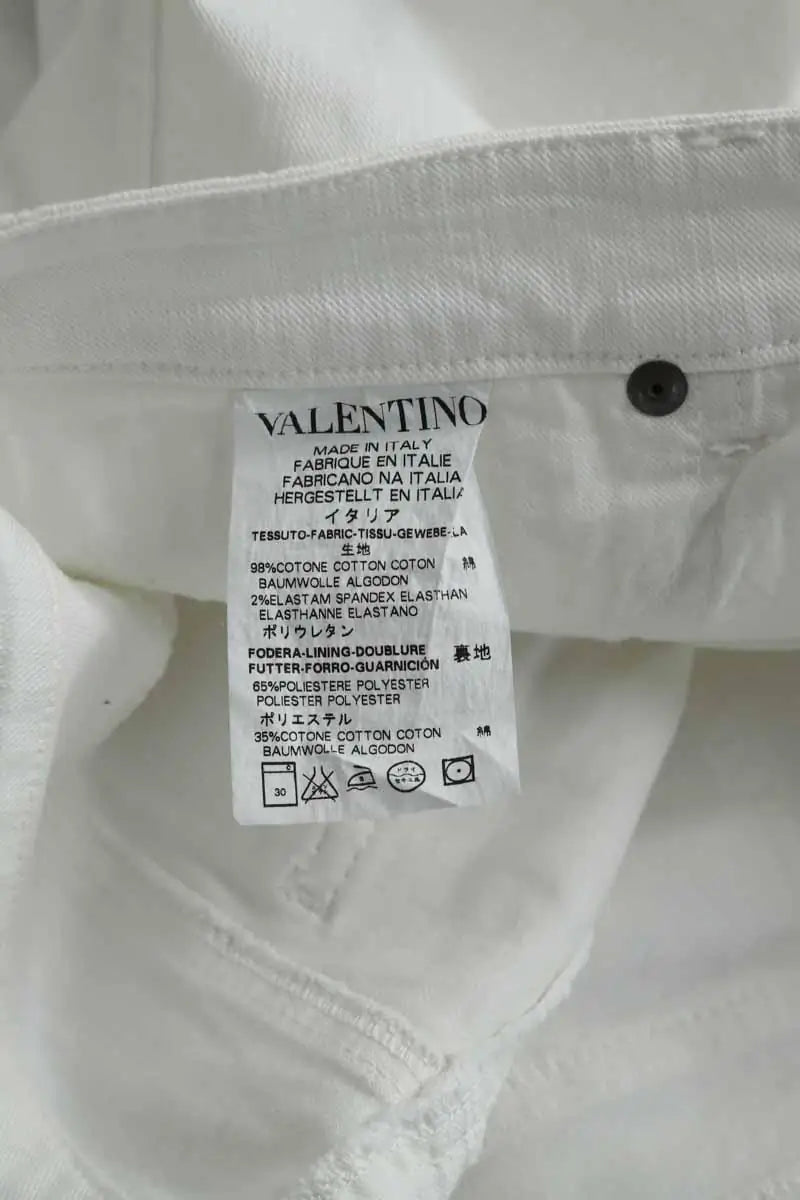 Jean slim Red Valentino  Blanc