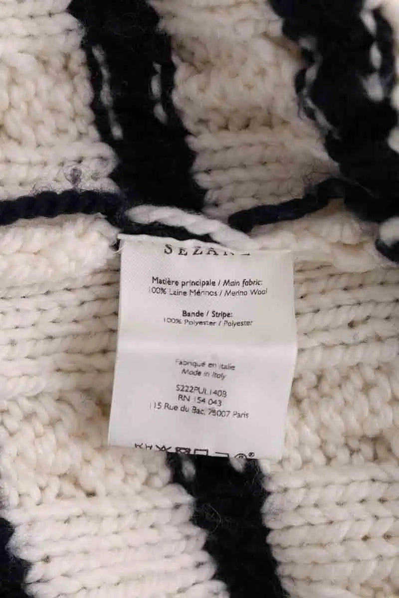Pull Sézane Beige en Laine