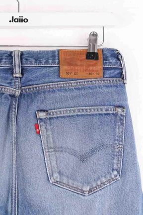Jean droit Levi's 501 Bleu en Coton