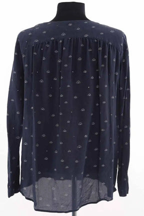 Blouse Des Petits Hauts Marine en Synthétique