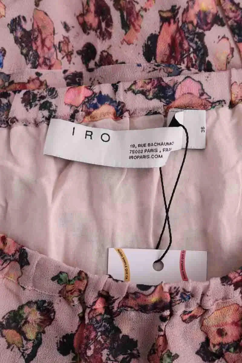 Mini jupe Iro Rose en Viscose