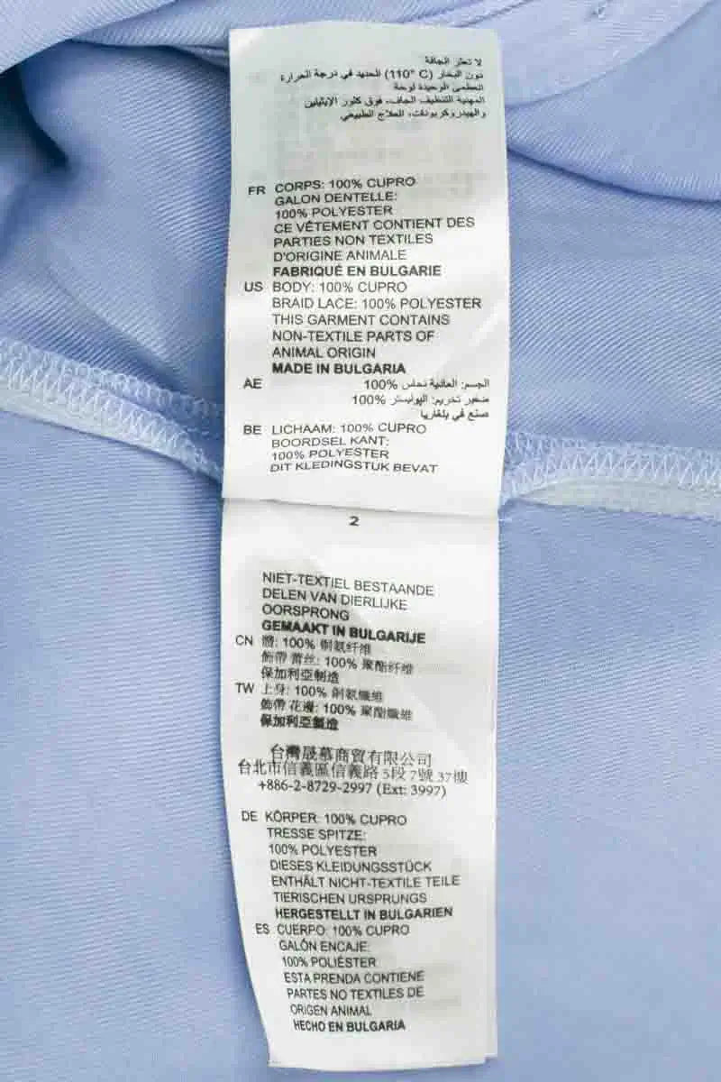 Robe Sandro Bleu en Synthétique