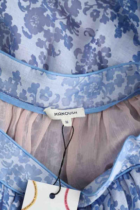 Maxi Manoush  Bleu
