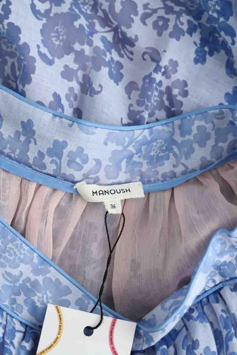 Maxi Manoush  Bleu