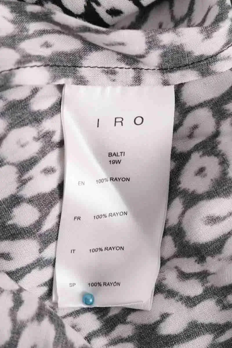 Robe Iro Noir en Synthétique