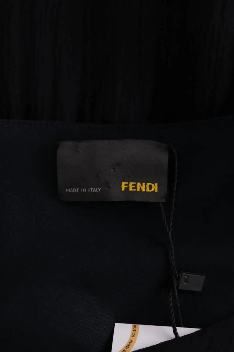 Robe Fendi Noir en Soie