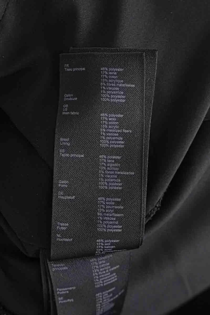 Robe Maje Noir en Synthétique