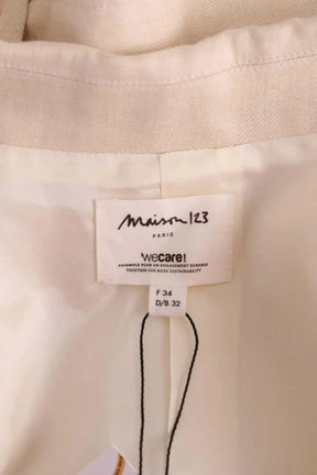 Veste Maison 123 Ecru en Viscose