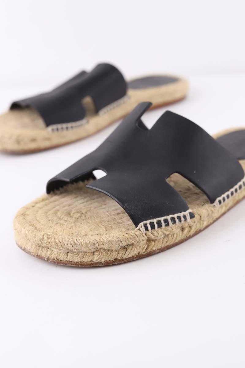 Sandales Hermès  Noir