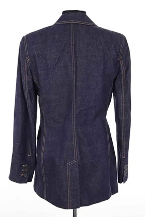 Blazer Claudie Pierlot Bleu en Coton