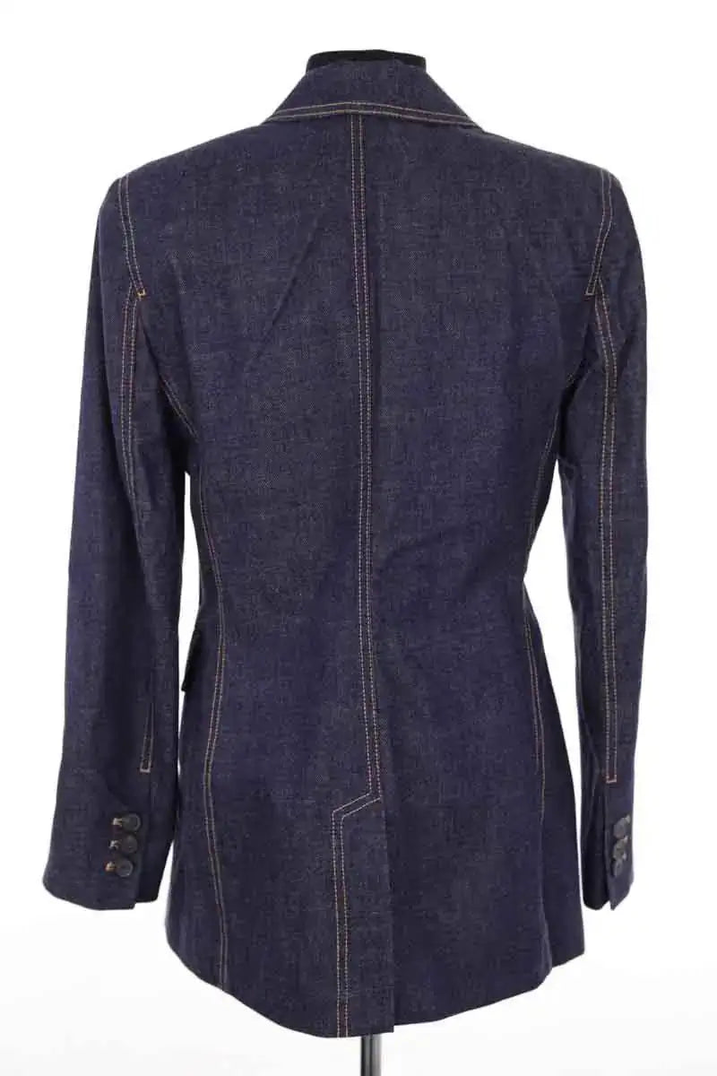 Blazer Claudie Pierlot Bleu en Coton