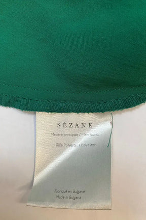 Robe Sézane Vert en Synthétique
