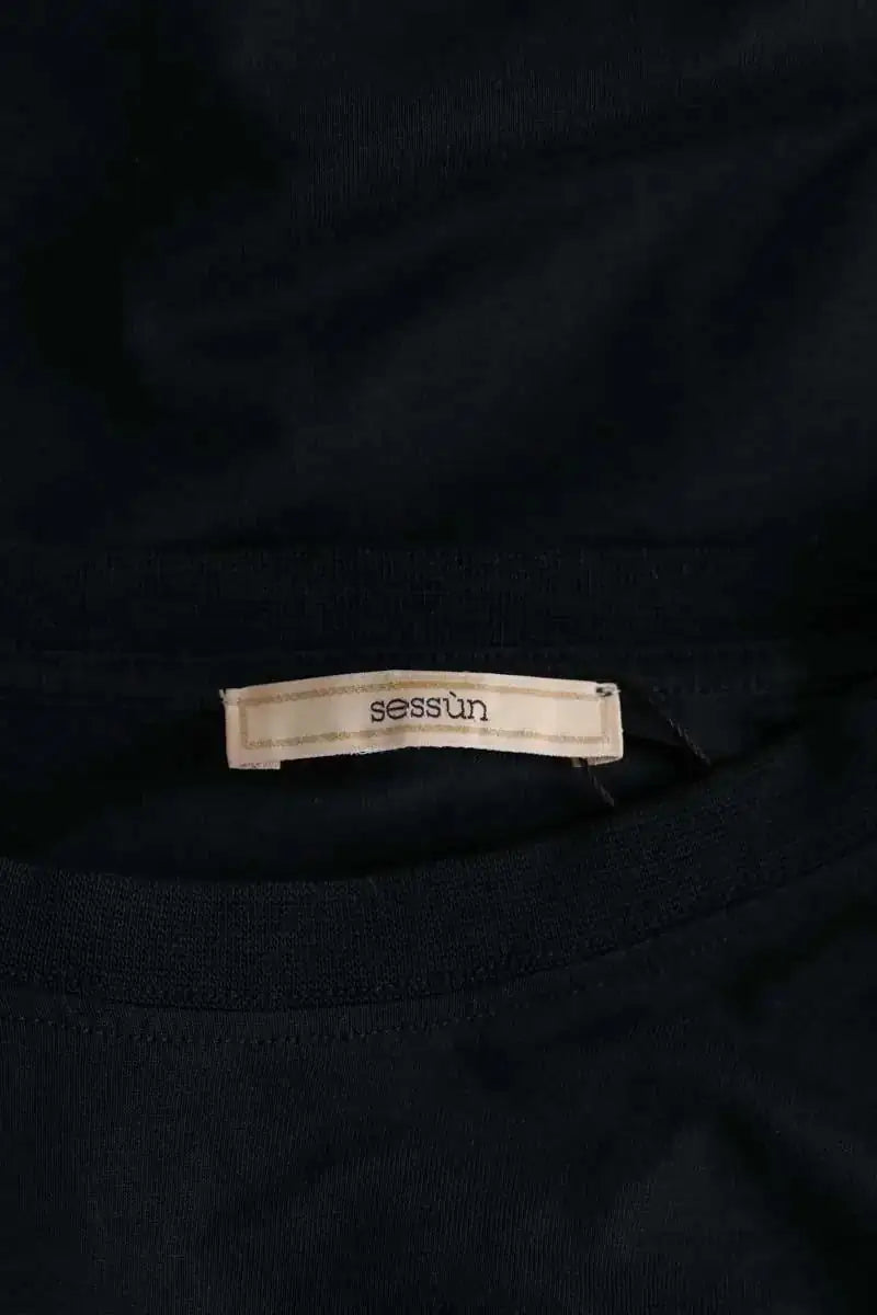 T-shirt Sessun Noir en Synthétique