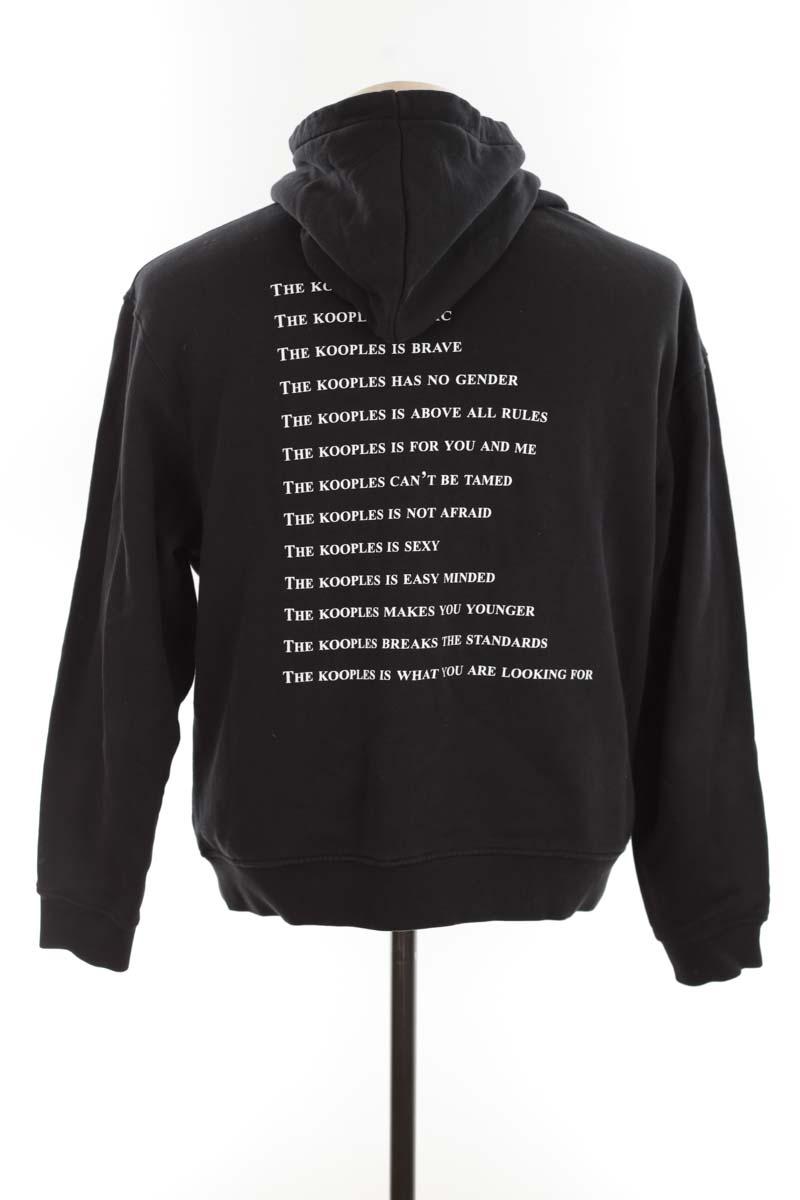 Sweatshirt en coton noir