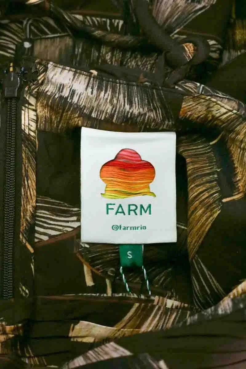 Robe Farm Rio Marron en Synthétique