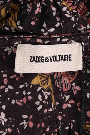 Robe Zadig & Voltaire Marron en Synthétique