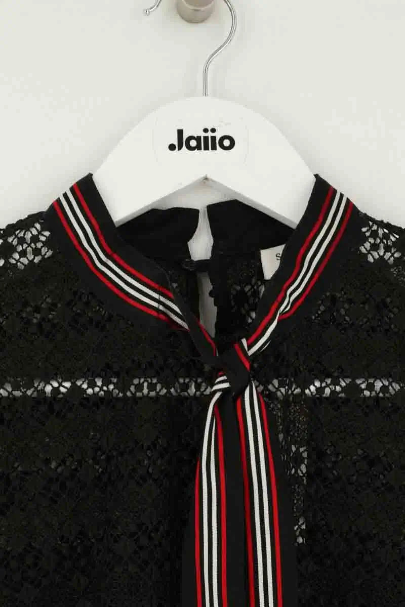 Robe Sandro Noir en Synthétique