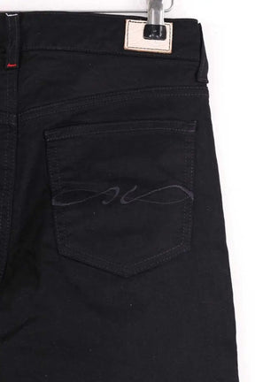 Jean droit Tommy Hilfiger Noir en Coton