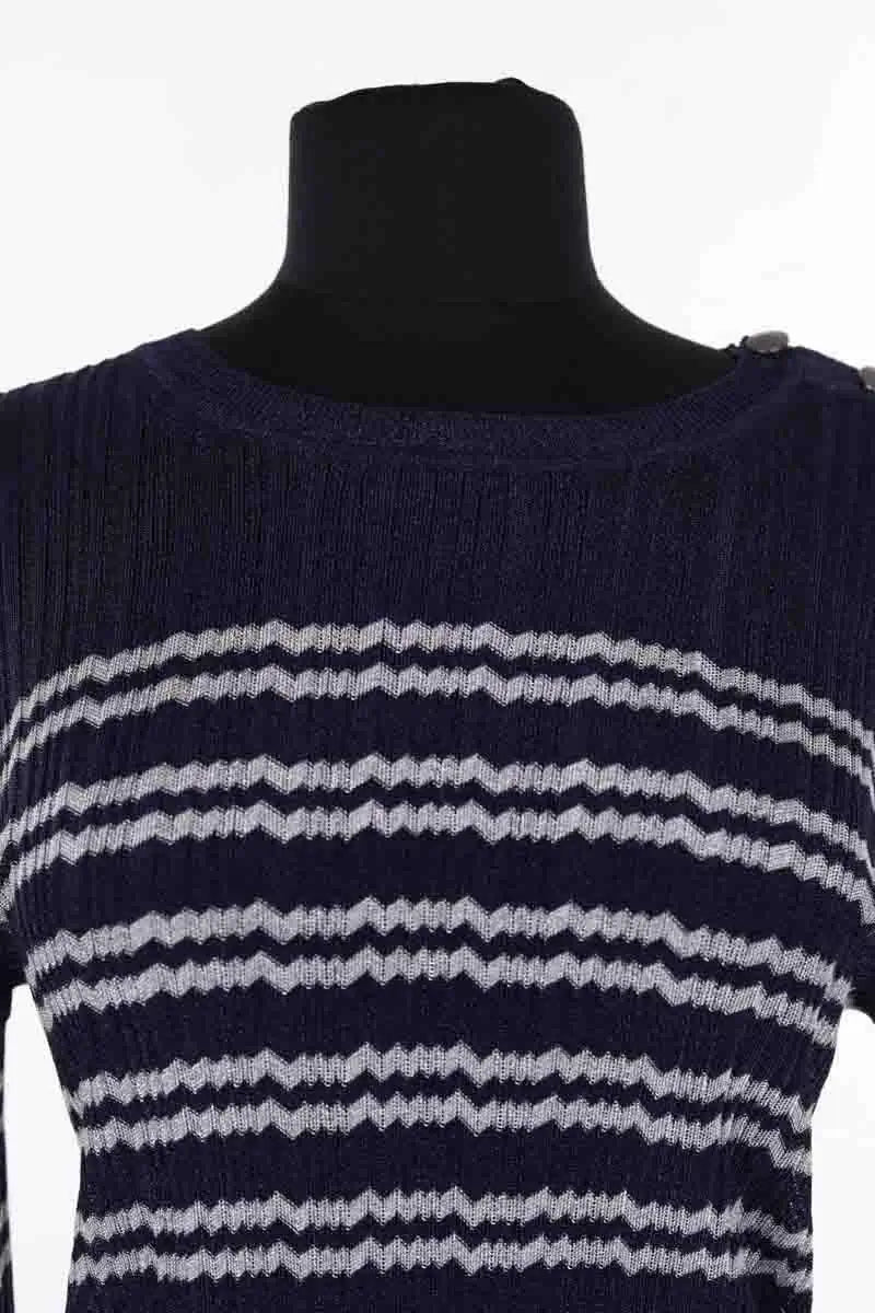 Top Ba&Sh Marine en Viscose