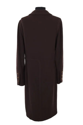 Robe Chanel Marron en Laine