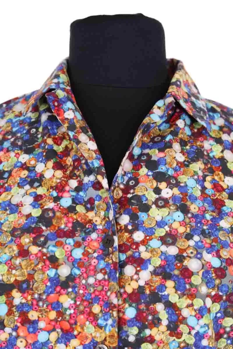 Chemise Dries Van Noten Multicolore en Coton