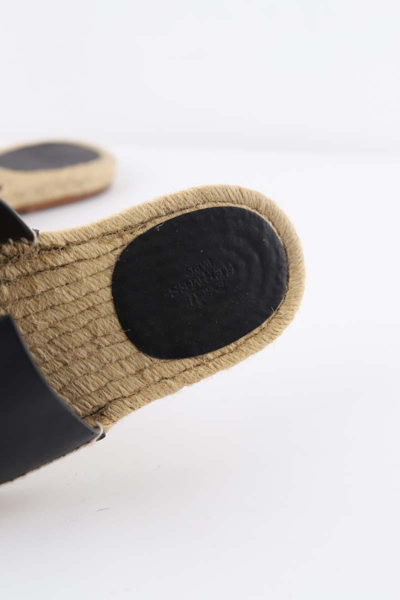 Sandales Hermès  Noir