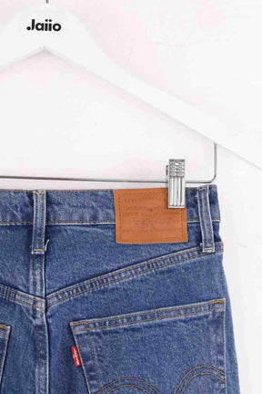 Jean droit Levi's Bleu en Coton