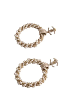 Boucles d'oreilles Chanel Doré en Acier