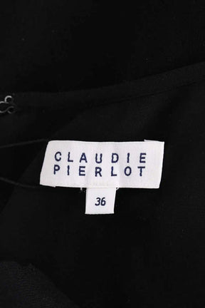 Robe Claudie Pierlot Noir en Synthétique