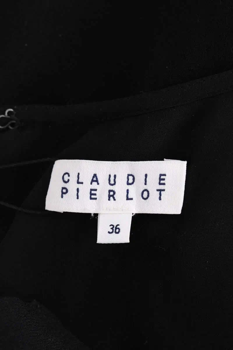 Robe Claudie Pierlot Noir en Synthétique