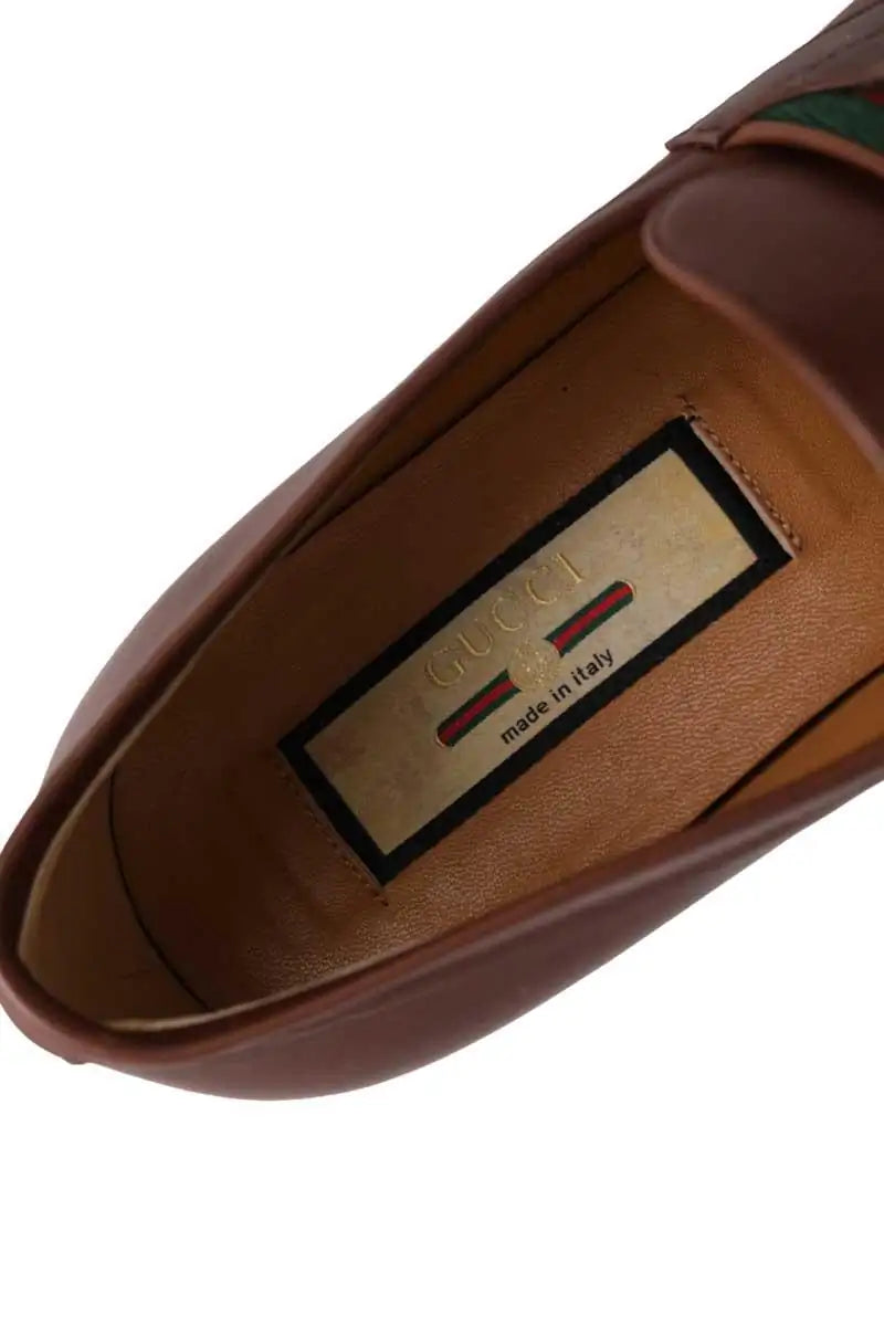Mocassins Gucci Marron en Cuir