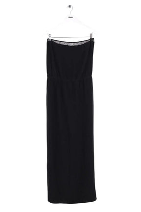 Robe Maje Noir en Soie, taille M - Seconde Main