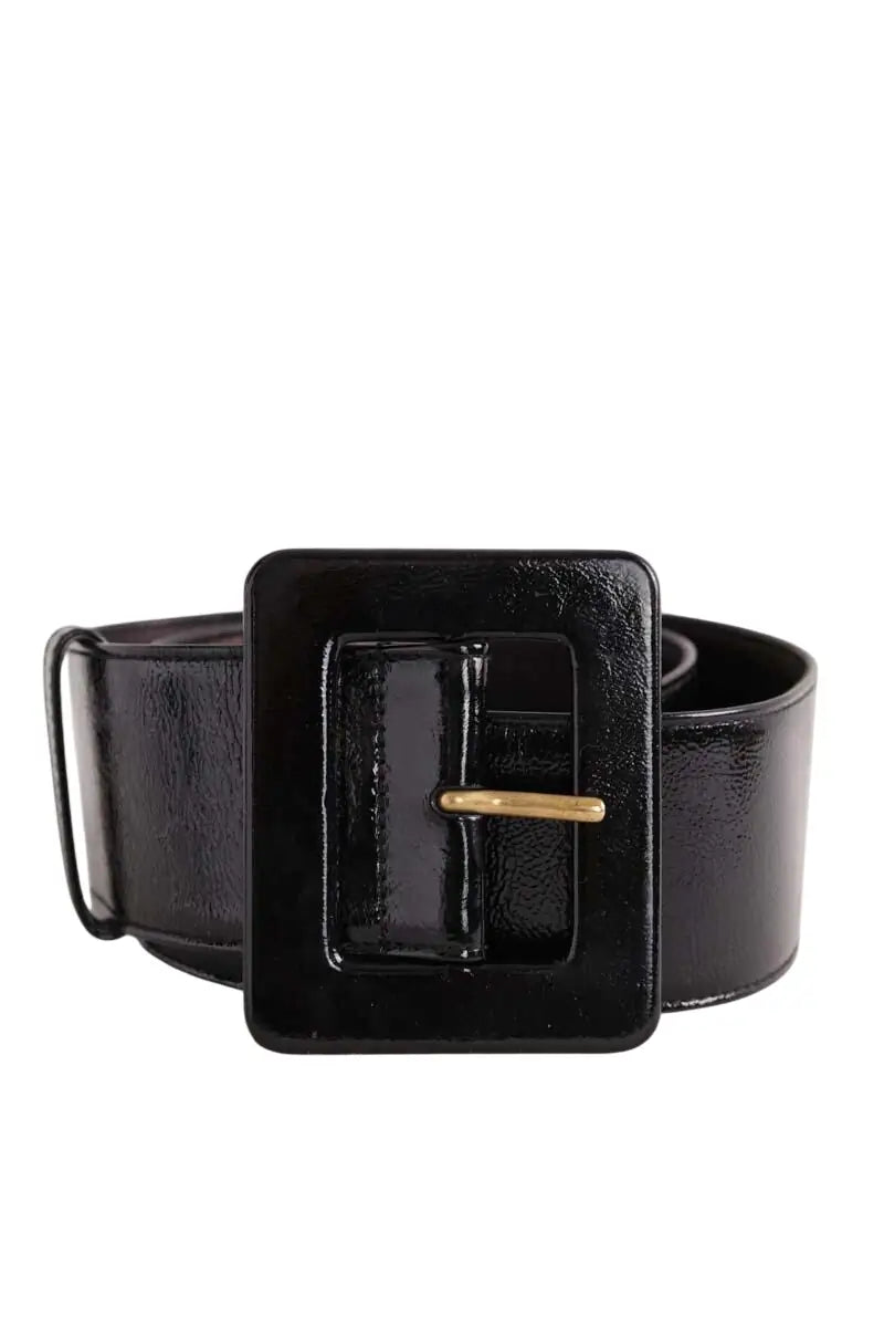 Ceinture en cuir Yves Saint Laurent Noir en Cuir, taille M - Seconde Main