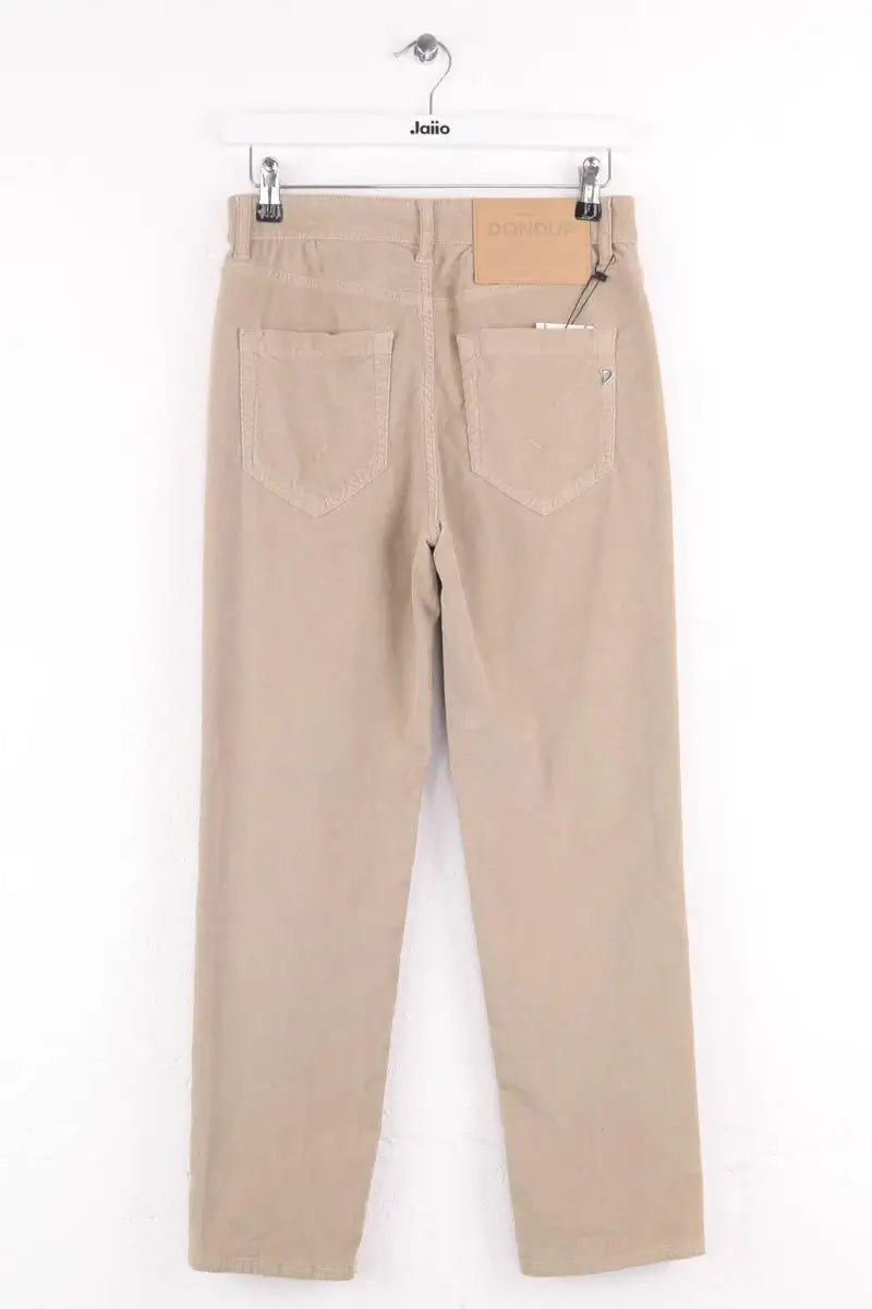 Pantalon droit DONDUP Beige en Coton
