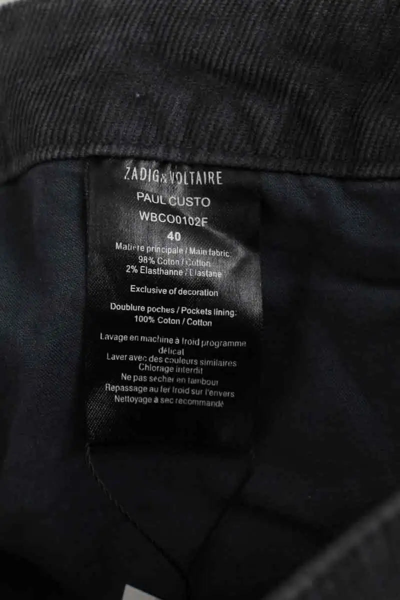 Jean slim Zadig & Voltaire  Anthracite