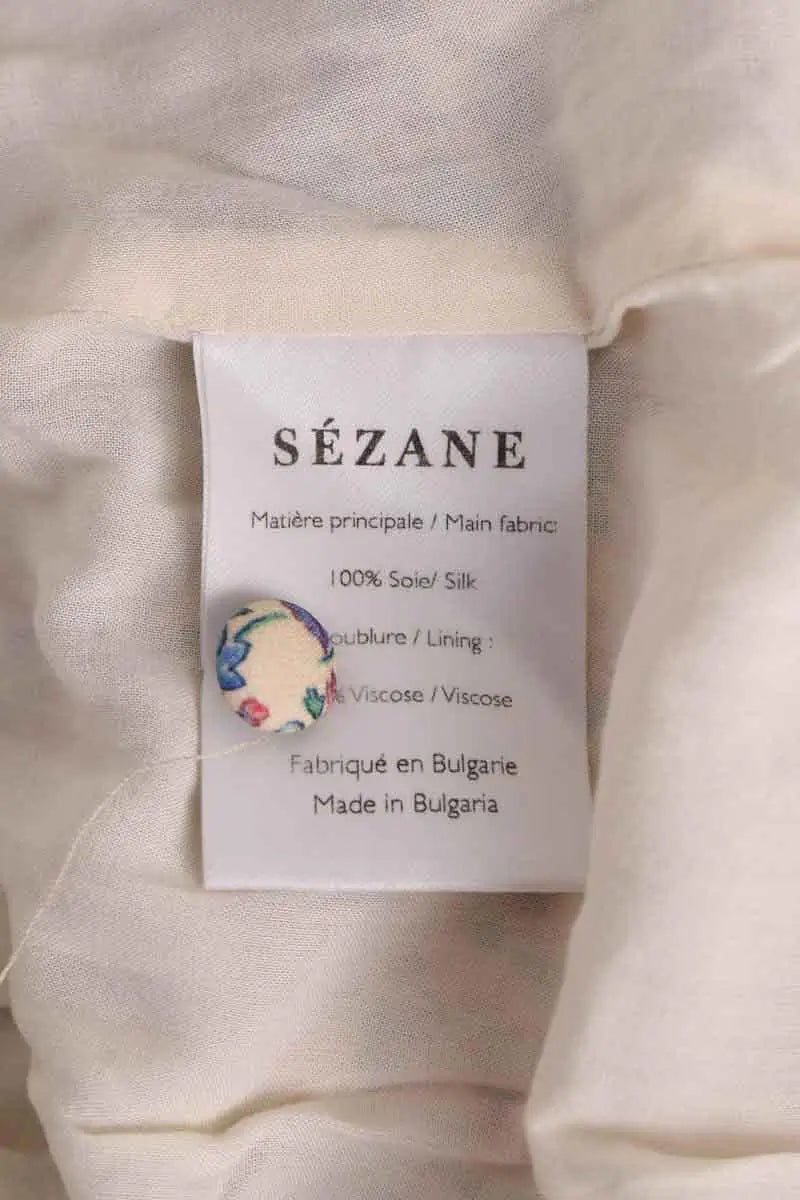 Robe Sézane Beige en Synthétique