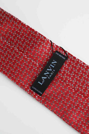 Cravate Lanvin  Rouge
