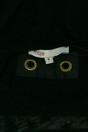 T-shirt Maje Noir en Coton