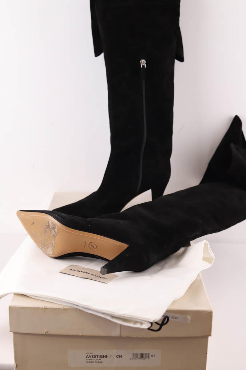 Bottes Cuissarde Alexandre Vauthier  Noir