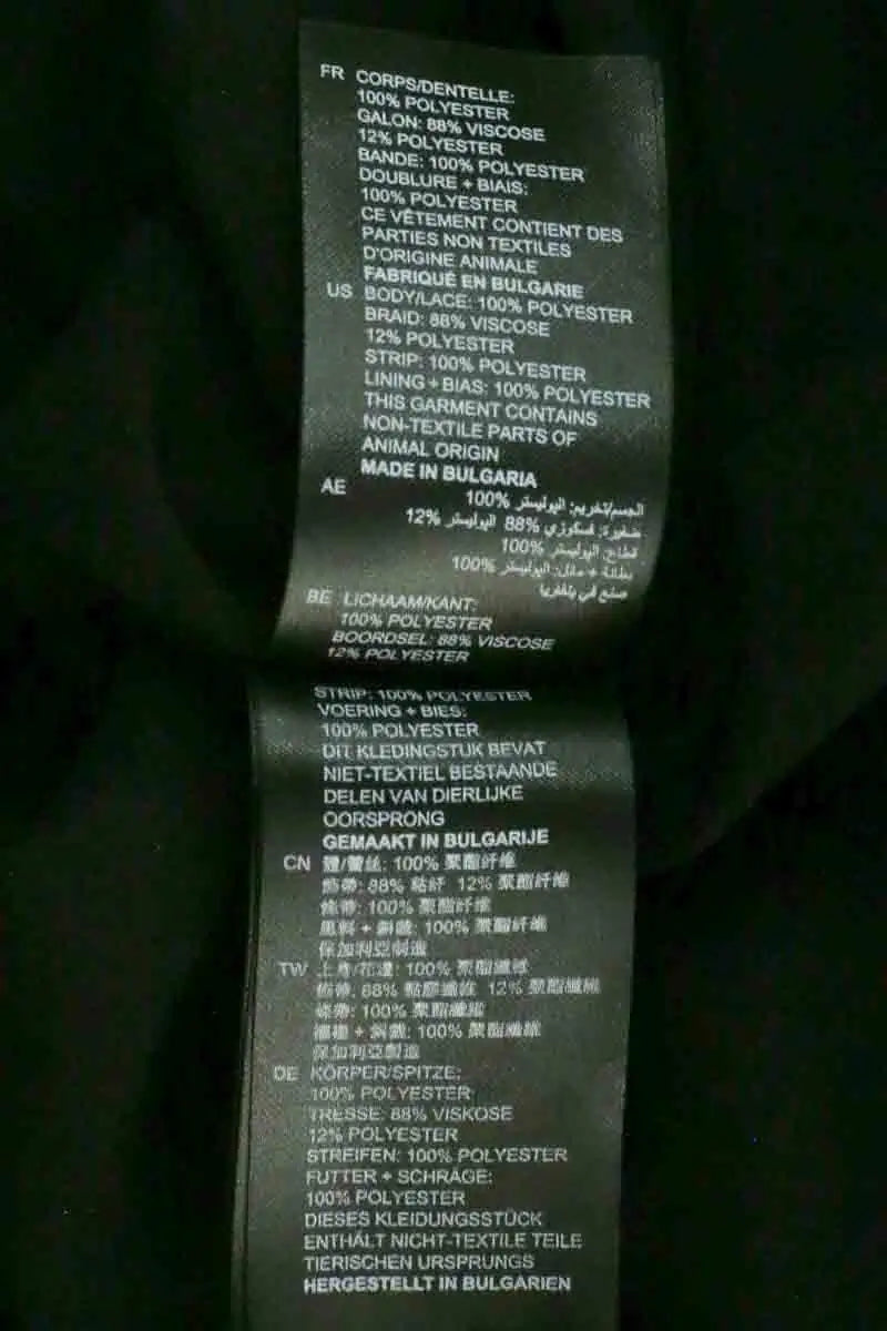 Robe Sandro Noir en Synthétique