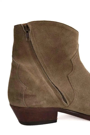 Bottes Isabel Marant Kaki en Daim