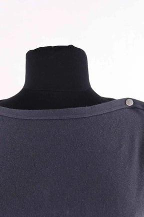 Top Agnès B. Gris en Coton