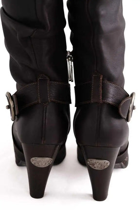 Bottes Bally Marron en Cuir