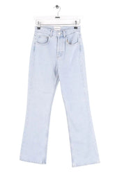 Jean droit Claudie Pierlot Bleu en Coton - élasthanne, taille XS - Seconde Main