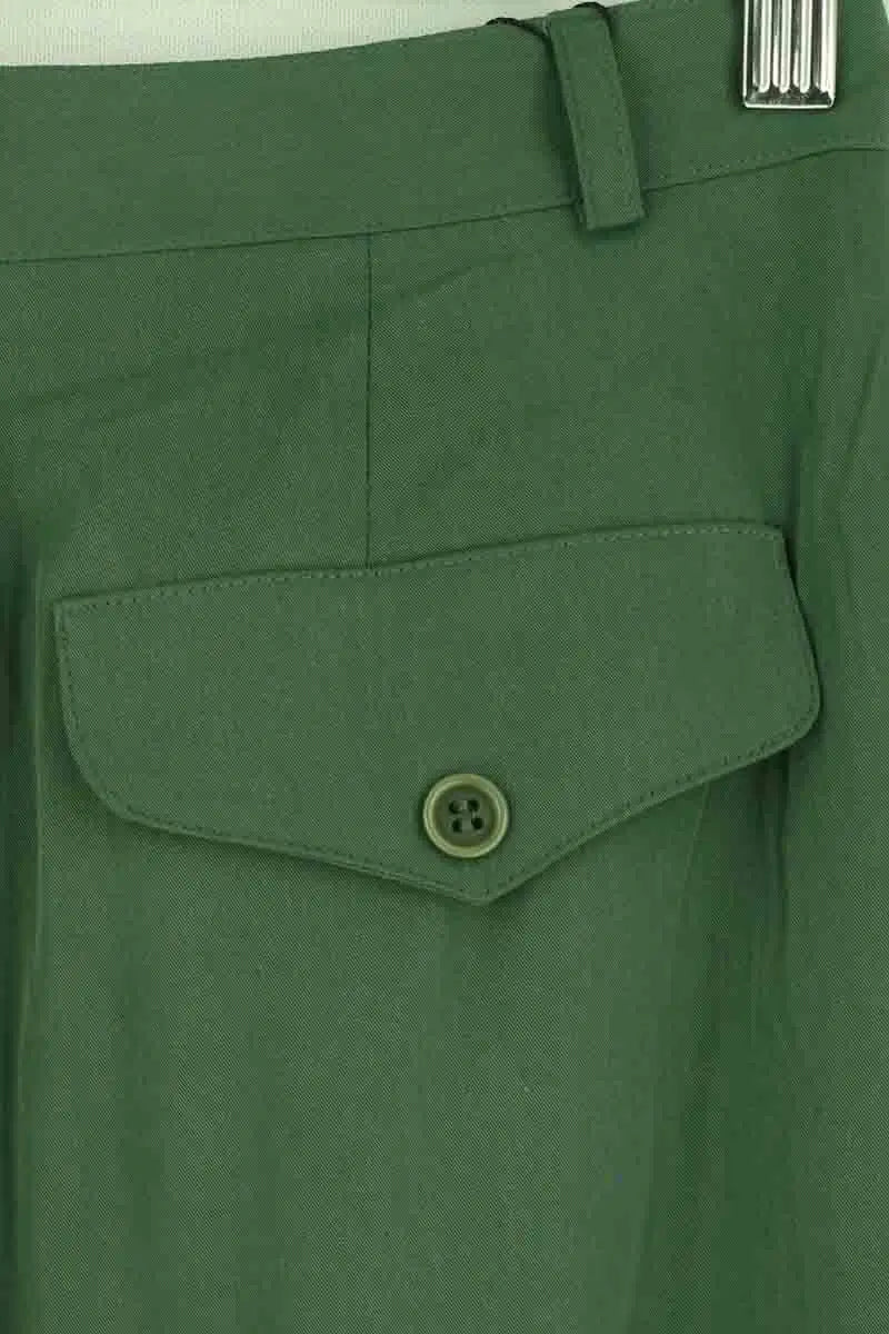 Pantalon Gerard Darel Vert en Viscose